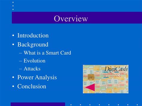 smart card security analysis ppt|Smart Card Security: Power Analysis Attacks .